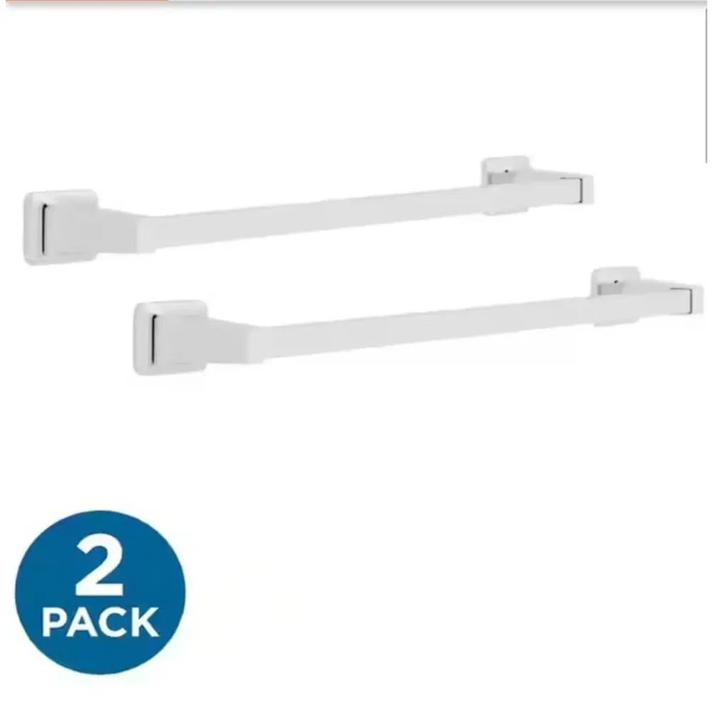 Futura 18 in. Wall Mount Towel Bar Bath Hardware Accessory in Polished Chrome